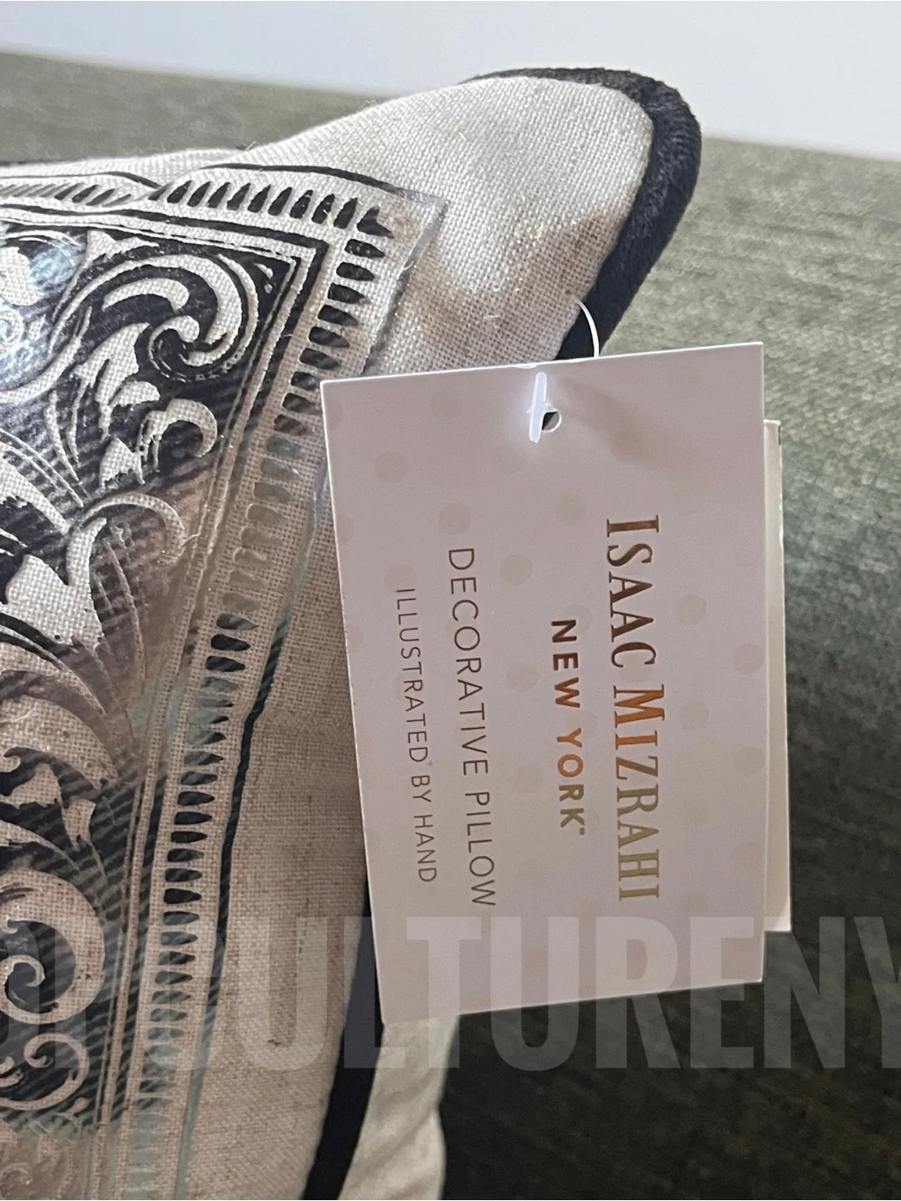 Isaac Mizrahi Halloween Frankenstein Brides Decorative Pillow NWT